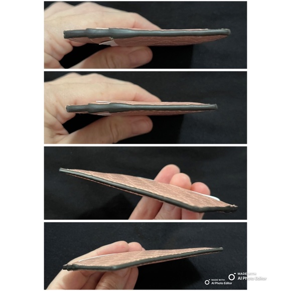 ✨Gucci✨ NEW Microguccissima Card Holder in Soft Pink Calfskin Leather Monogram - Picture 8 of 11